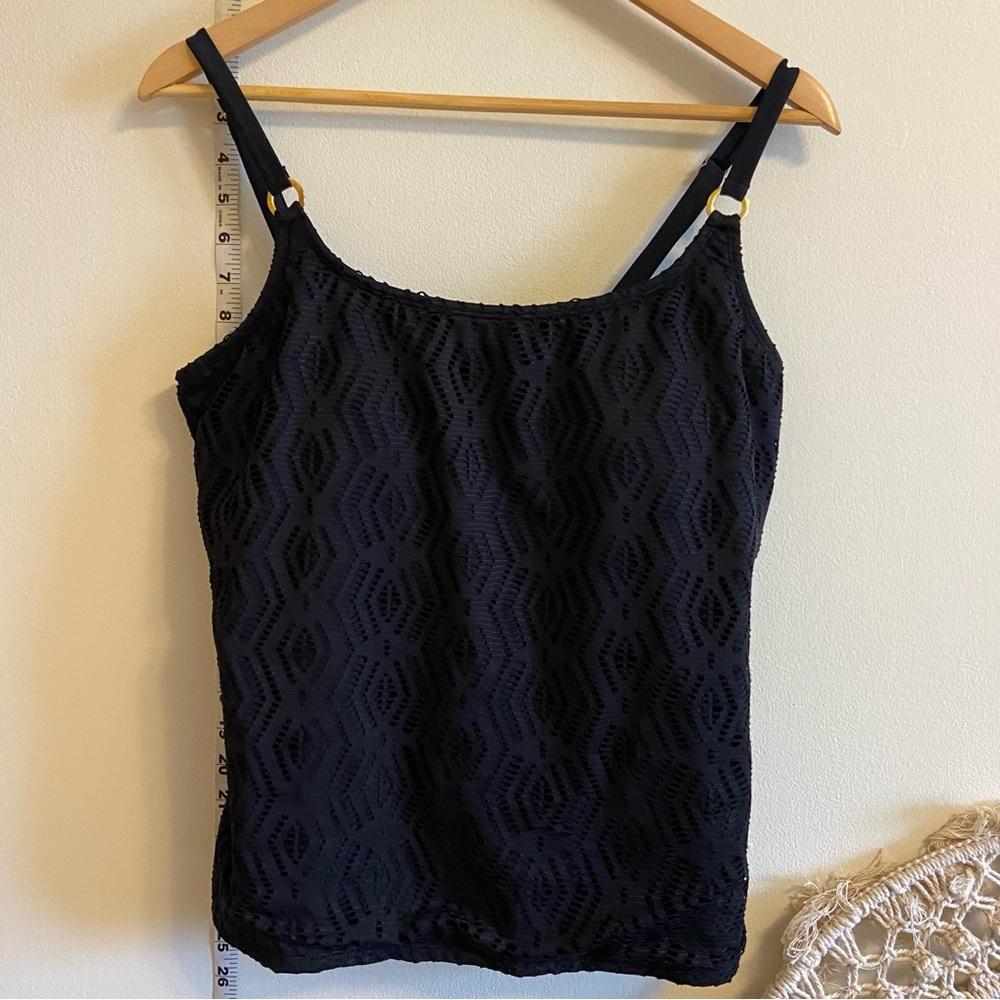Black Island Waves Tankini Top